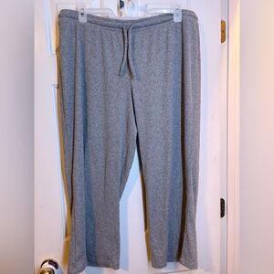 Rosemont & State Gray Ribbed Knit Capris